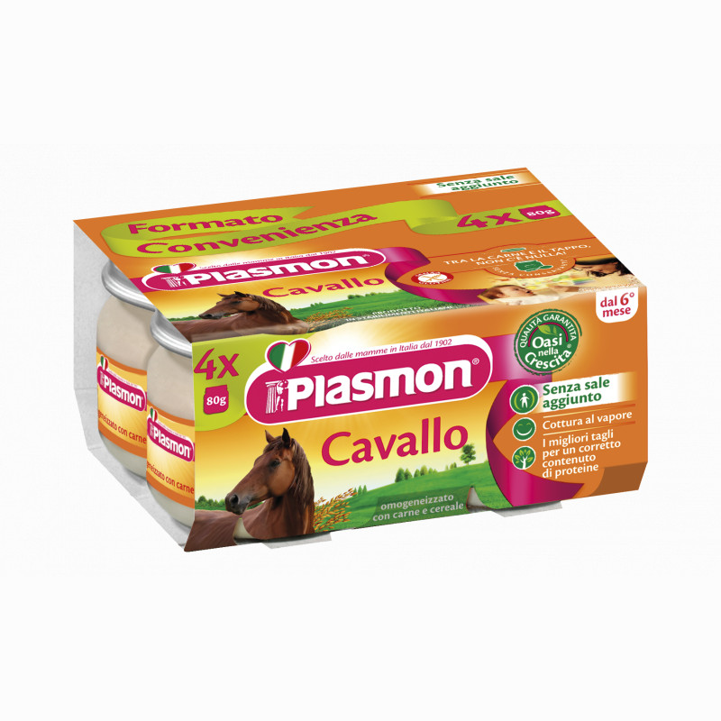 PLASMON OMOGENEIZZATO CAVALLO 4 X 80 G