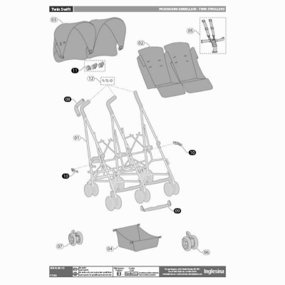 Ricambi Passeggini Gemellari